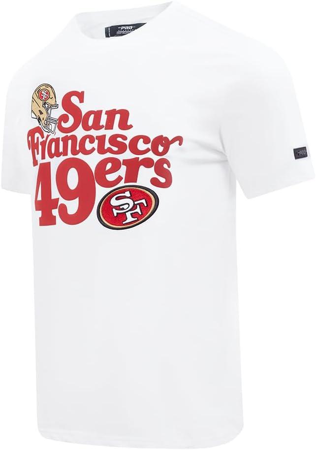 imagePro Standard Mens NFL San Francisco 49ers Souvenir Short Sleeve Tee White M