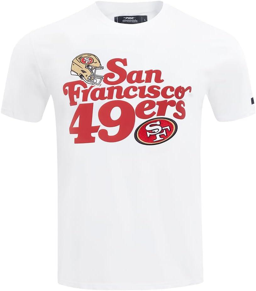 imagePro Standard Mens NFL San Francisco 49ers Souvenir Short Sleeve Tee White M