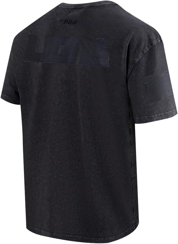 imagePro Standard Mens NFL Washed Vanguard Short Sleeve TeeWashed Black