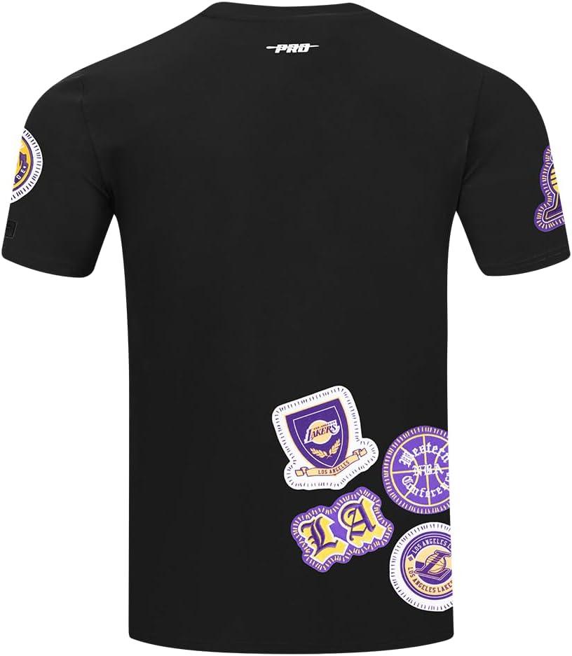 imagePro Standard NBA Mens Mens NBA DIY Pick Stitch Cotton Short Sleeve TeeBlack