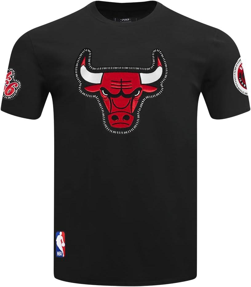 imagePro Standard NBA Mens Mens NBA DIY Pick Stitch Cotton Short Sleeve TeeBlack