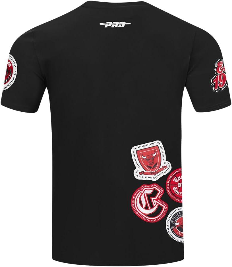 imagePro Standard NBA Mens Mens NBA DIY Pick Stitch Cotton Short Sleeve TeeBlack