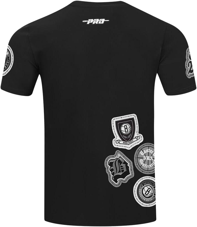 imagePro Standard NBA Mens Mens NBA DIY Pick Stitch Cotton Short Sleeve TeeBlack