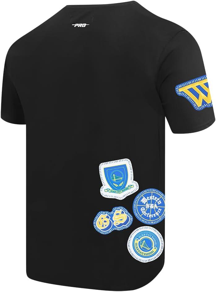 imagePro Standard NBA Mens Mens NBA DIY Pick Stitch Cotton Short Sleeve TeeBlack