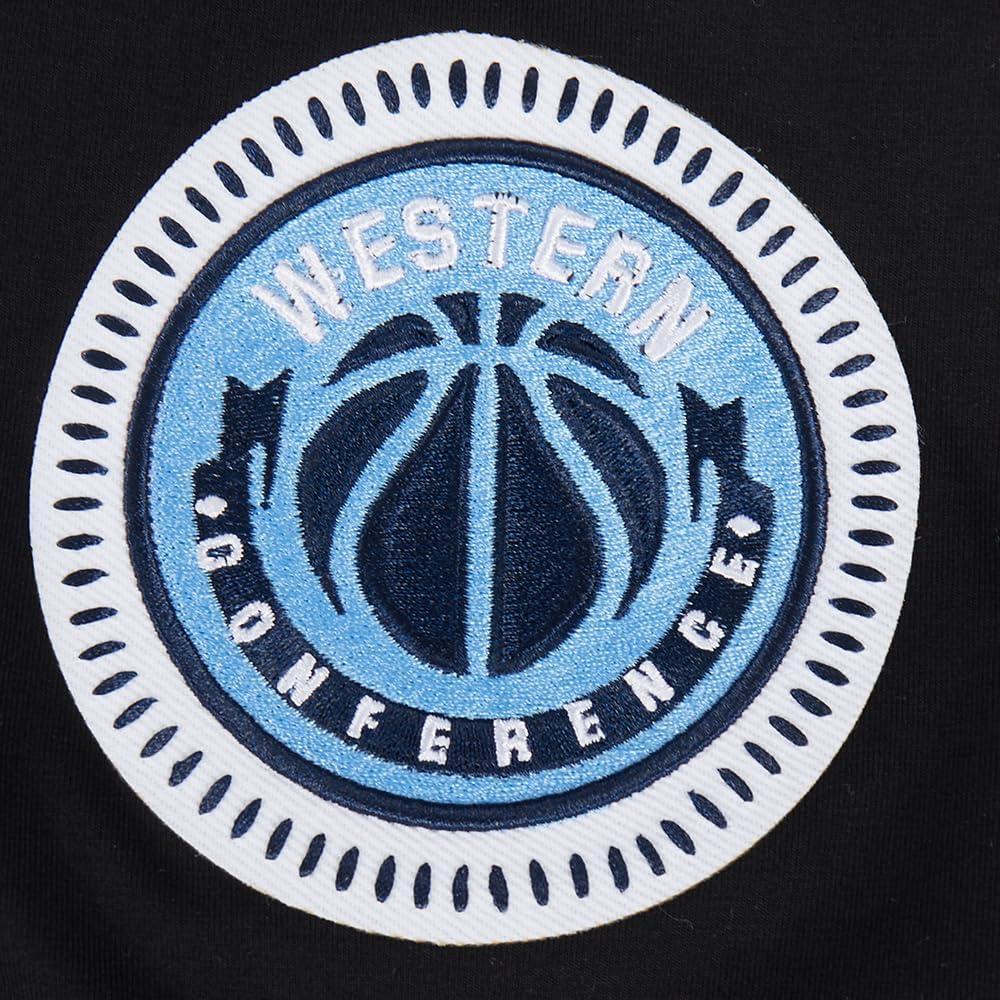 imagePro Standard NBA Mens Mens NBA DIY Pick Stitch Cotton Short Sleeve TeeBlack