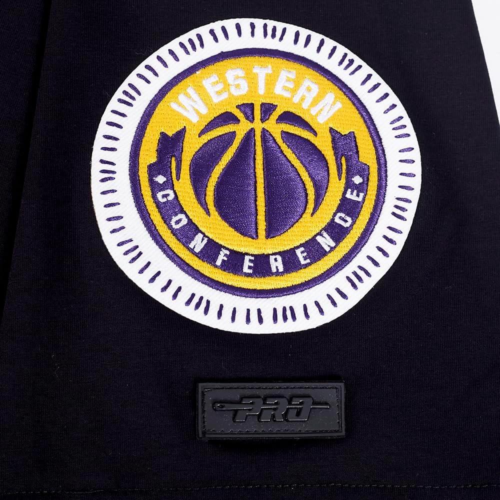 imagePro Standard NBA Mens Mens NBA DIY Pick Stitch Cotton Short Sleeve TeeBlack