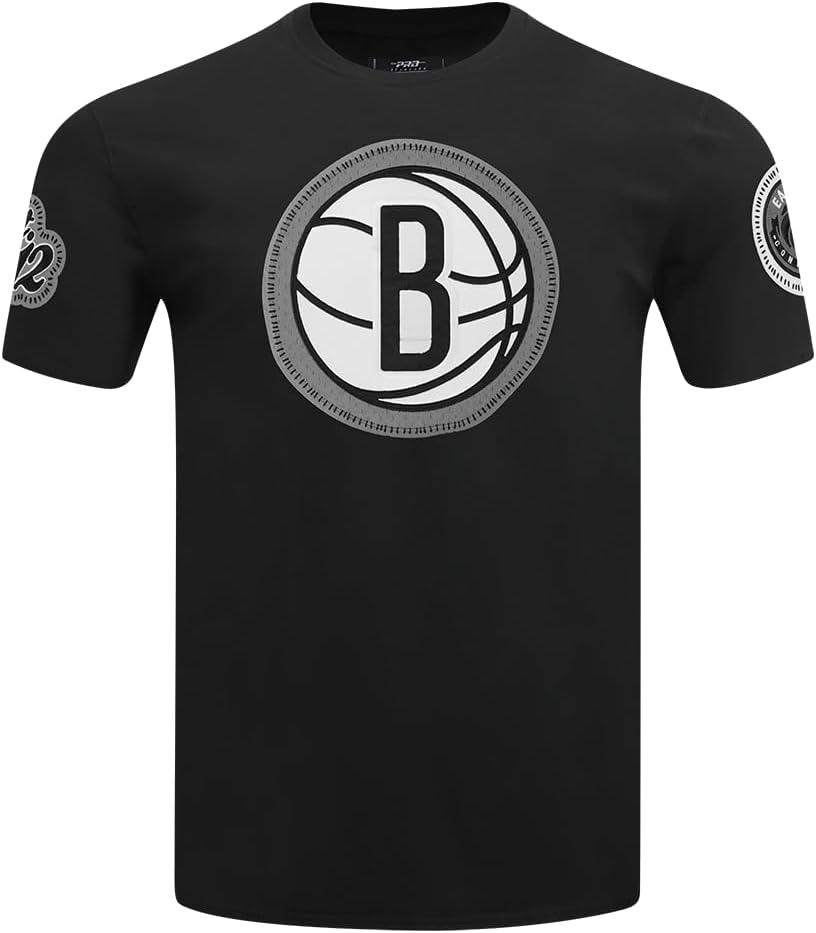 imagePro Standard NBA Mens Mens NBA DIY Pick Stitch Cotton Short Sleeve TeeBlack