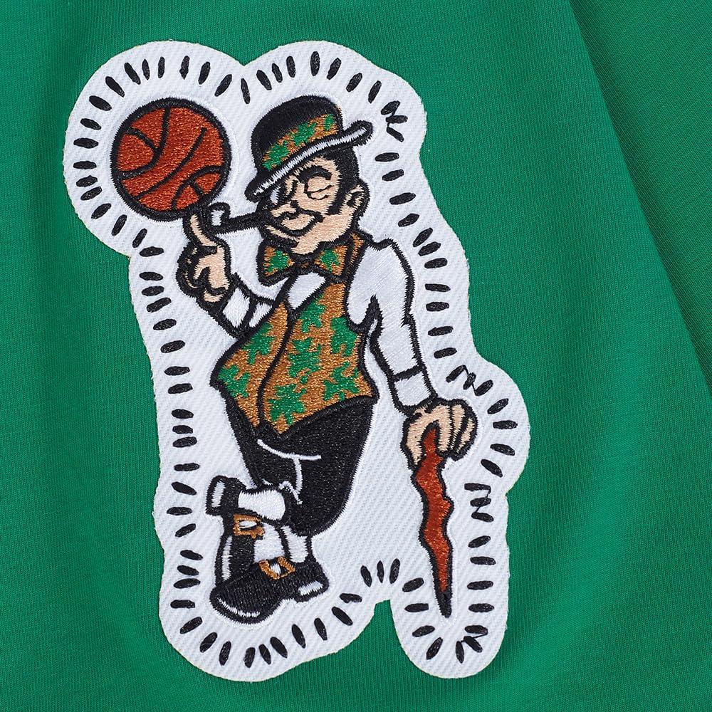 imagePro Standard NBA Mens Mens NBA DIY Pick Stitch Cotton Short Sleeve TeeKelly Green
