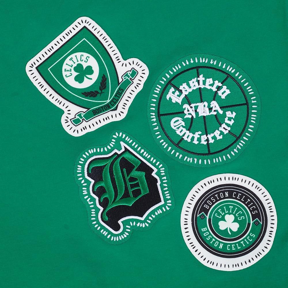 imagePro Standard NBA Mens Mens NBA DIY Pick Stitch Cotton Short Sleeve TeeKelly Green