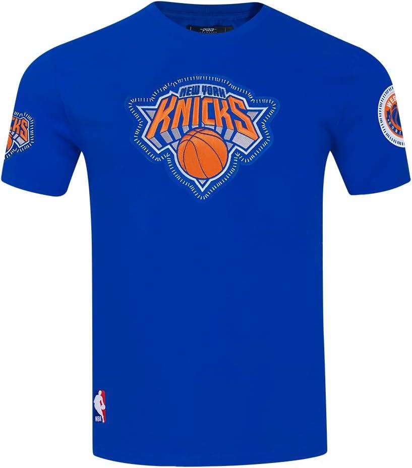 imagePro Standard NBA Mens Mens NBA DIY Pick Stitch Cotton Short Sleeve TeeRoyal Blue