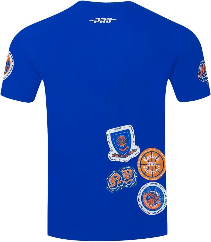 imagePro Standard NBA Mens Mens NBA DIY Pick Stitch Cotton Short Sleeve TeeRoyal Blue