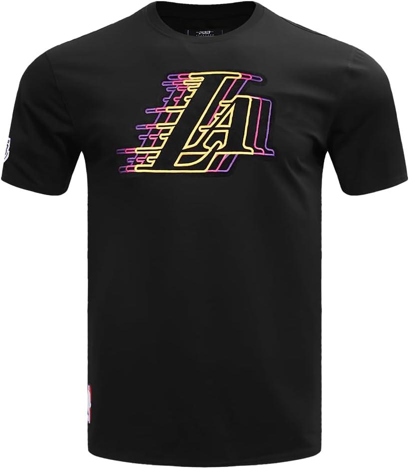 imagePro Standard NBA Mens Mens NBA Echo Logo Cotton Short Sleeve TeeBlack