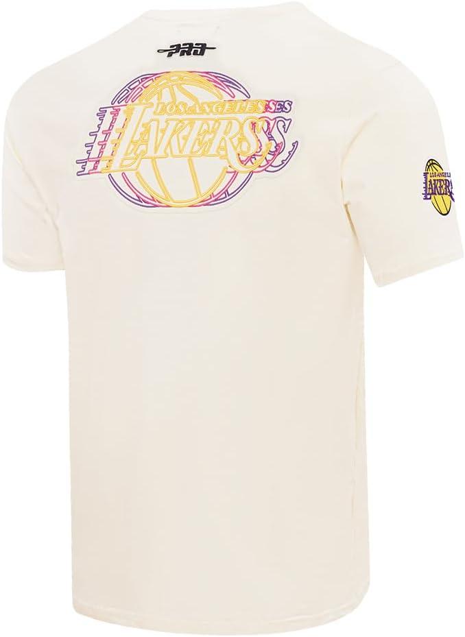 imagePro Standard NBA Mens Mens NBA Echo Logo Cotton Short Sleeve TeeEggshell