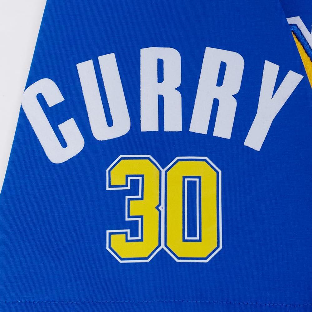 imagePro Standard NBA Mens Mens NBA Golden State Warriors Classic Player Cotton Short Sleeve TeeRoyal Blue