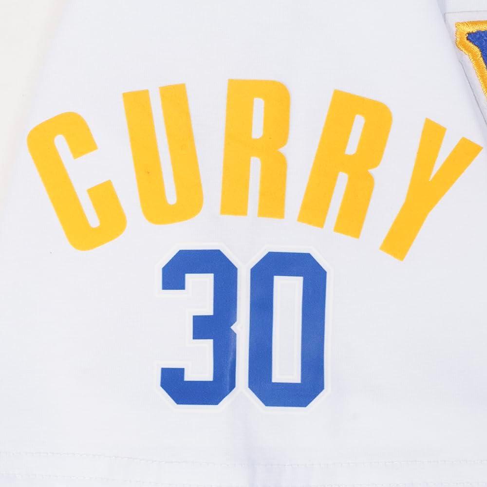 imagePro Standard NBA Mens Mens NBA Golden State Warriors Classic Player Cotton Short Sleeve TeeWhite