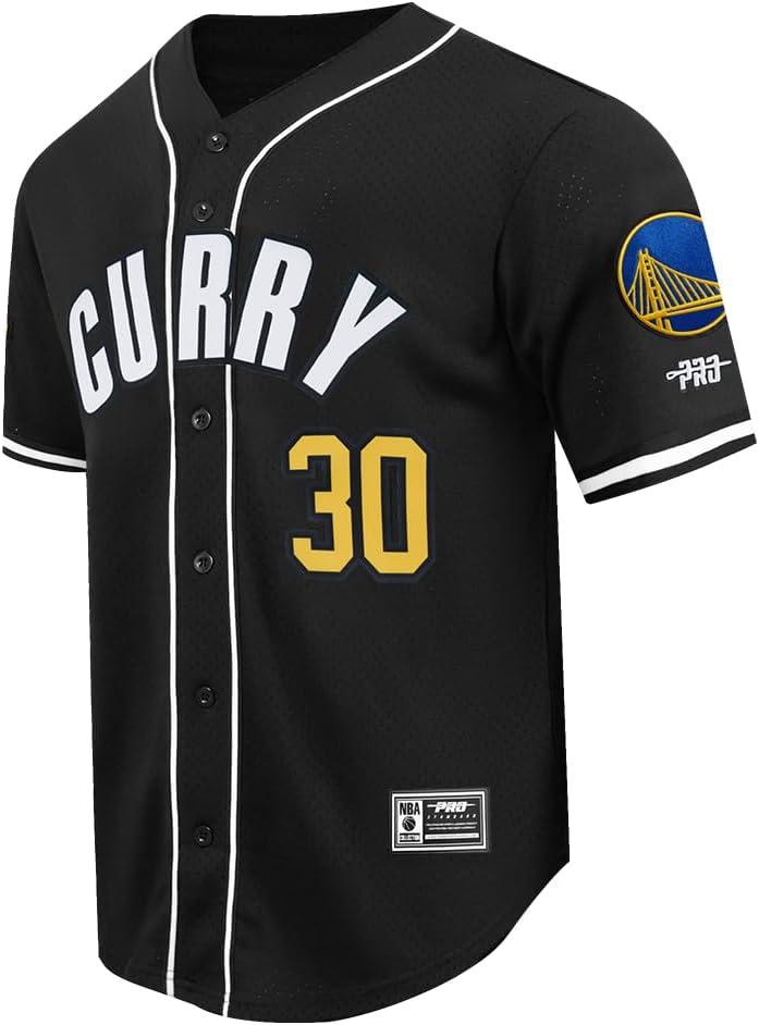 imagePro Standard NBA Mens Mens NBA Golden State Warriors Classic Player Mesh Down TopBlack