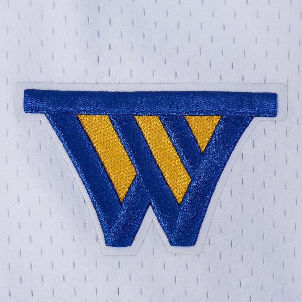 imagePro Standard NBA Mens Mens NBA Golden State Warriors Classic Player Mesh Down TopWhite