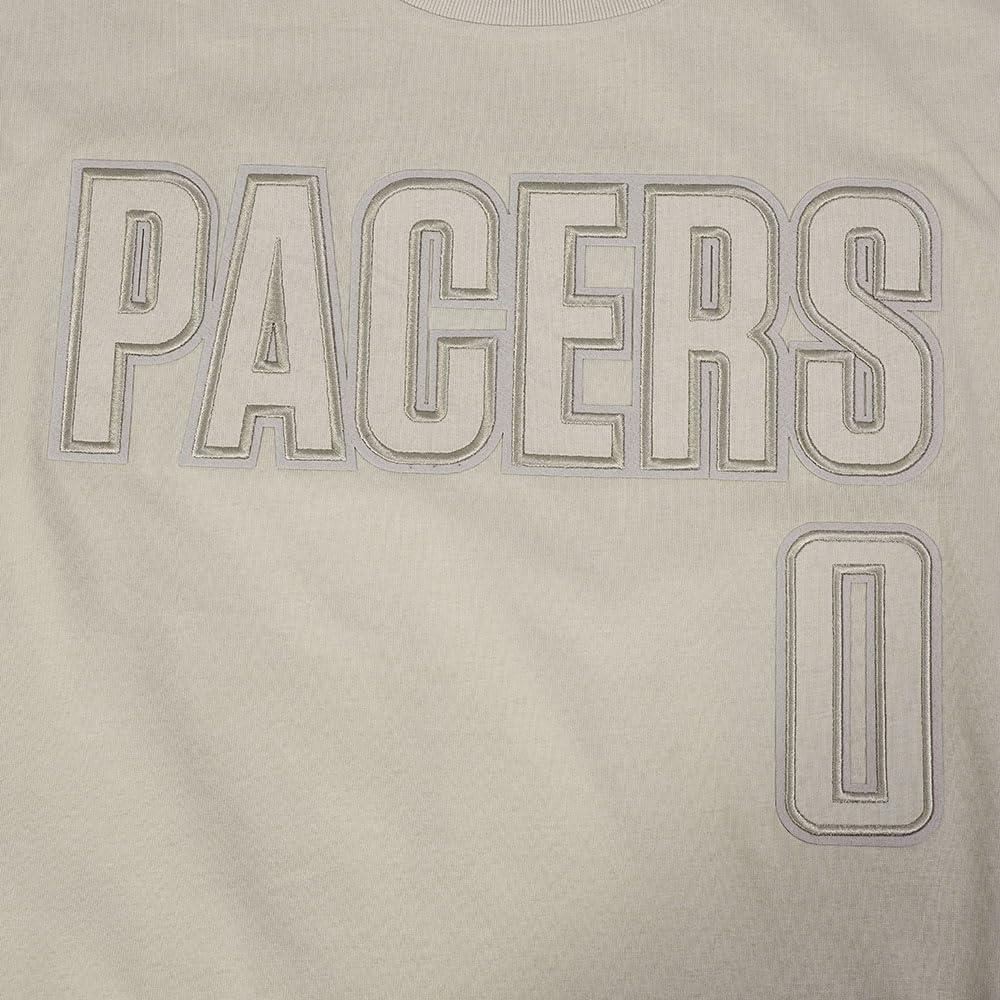 imagePro Standard NBA Mens Mens NBA Indiana Pacers Neutrals Player Cotton Short Sleeve TeeTaupe