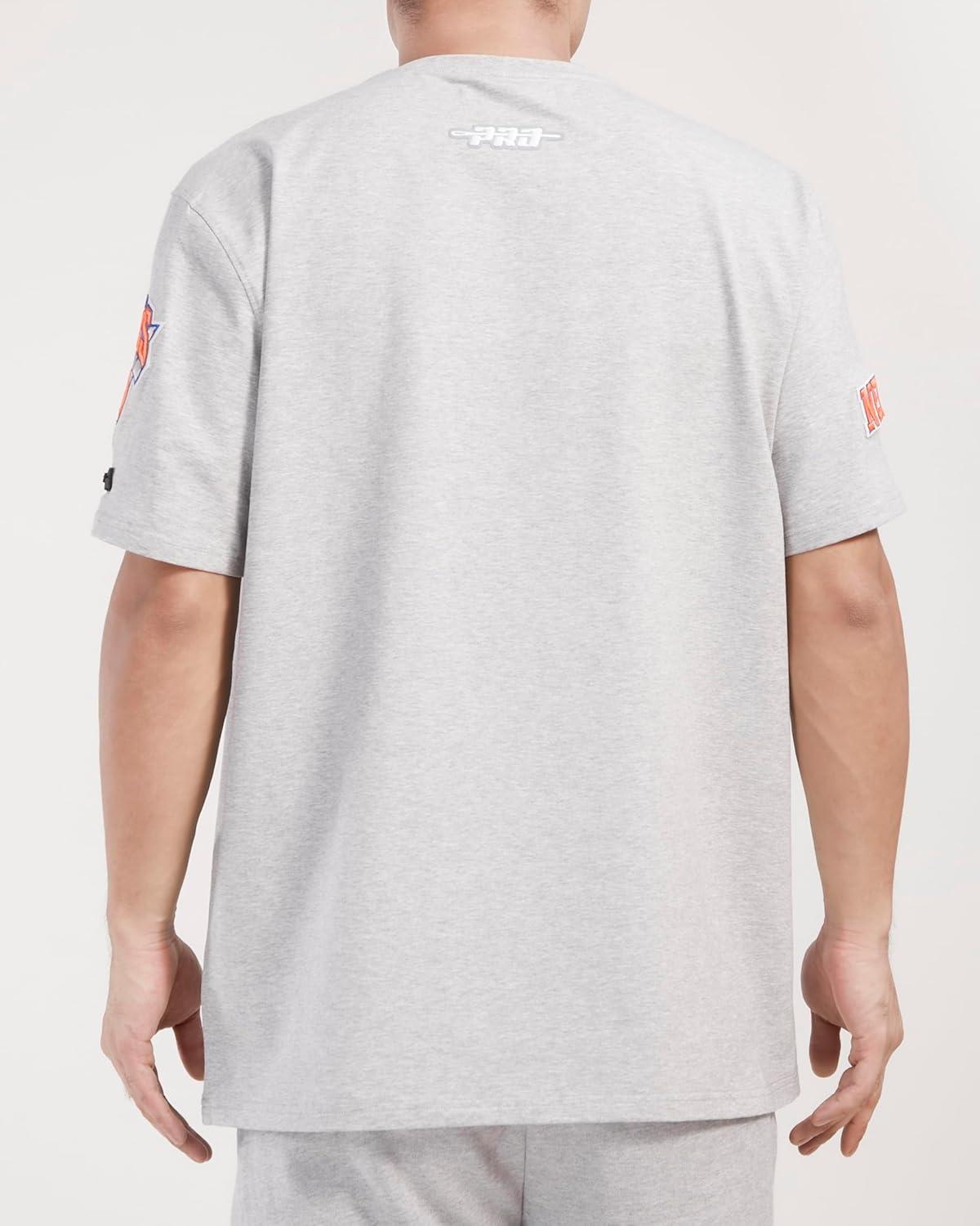 imagePro Standard NBA Mens Mens NBA Mash Up Cotton Short Sleeve TeeHeather Grey