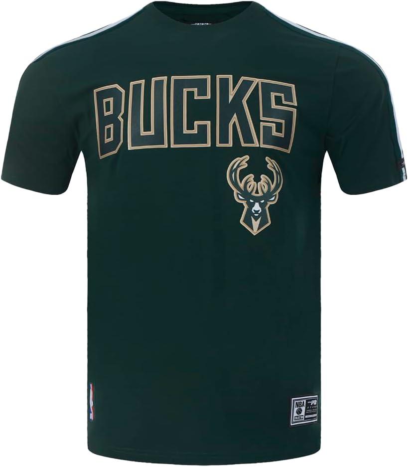 imagePro Standard NBA Mens Mens NBA Mesh Cotton Taping TeeForest Green