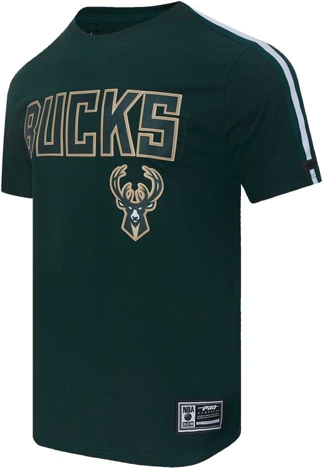 imagePro Standard NBA Mens Mens NBA Mesh Cotton Taping TeeForest Green