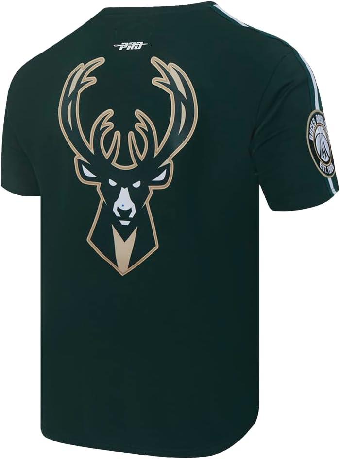 imagePro Standard NBA Mens Mens NBA Mesh Cotton Taping TeeForest Green