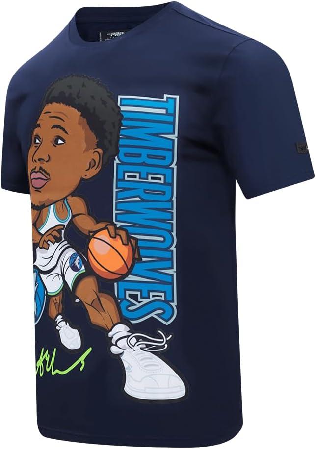 imagePro Standard NBA Mens Mens NBA Minnesota Timberwolves Remix Avatar Cotton Short Sleeve TeePrimary Team Color