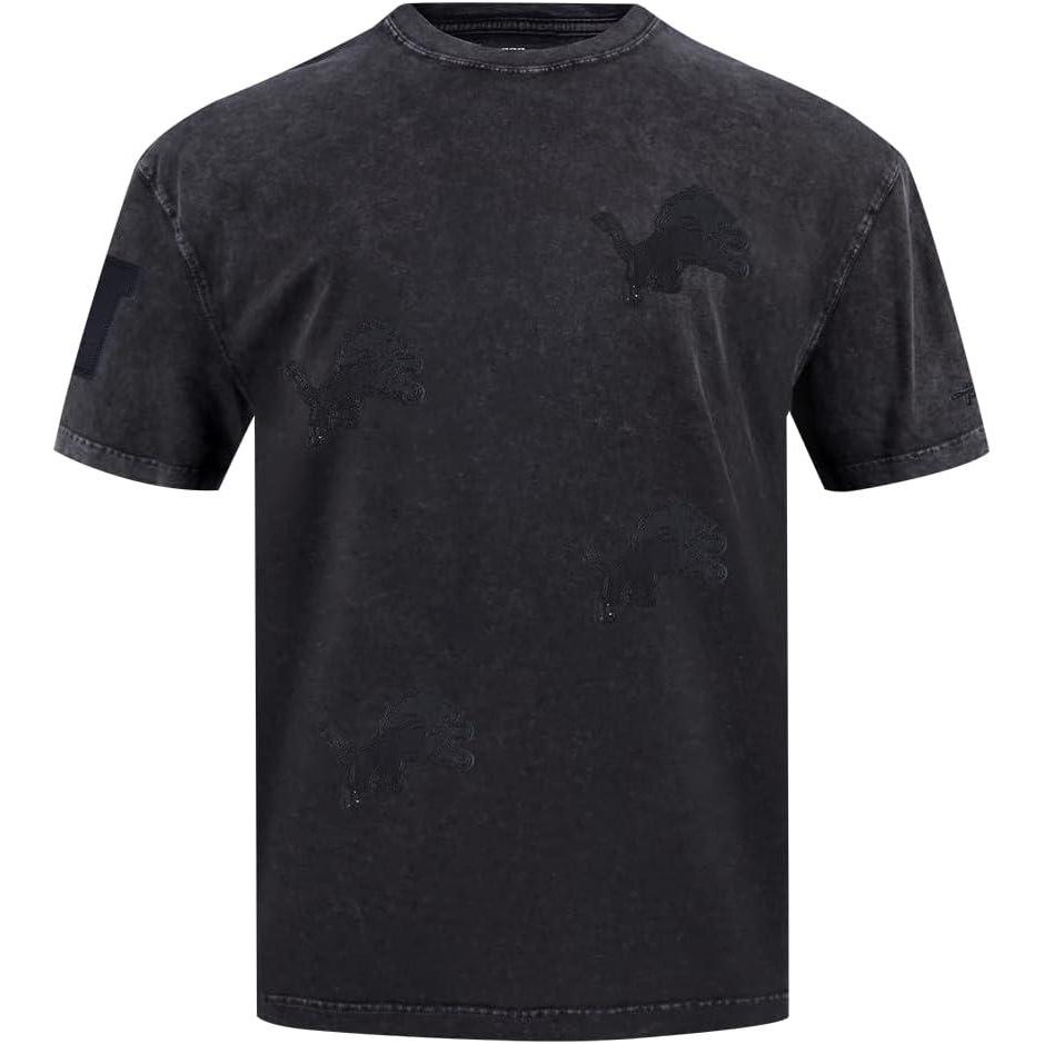 imagePro Standard Mens NFL Washed Vanguard Short Sleeve TeeWashed Black
