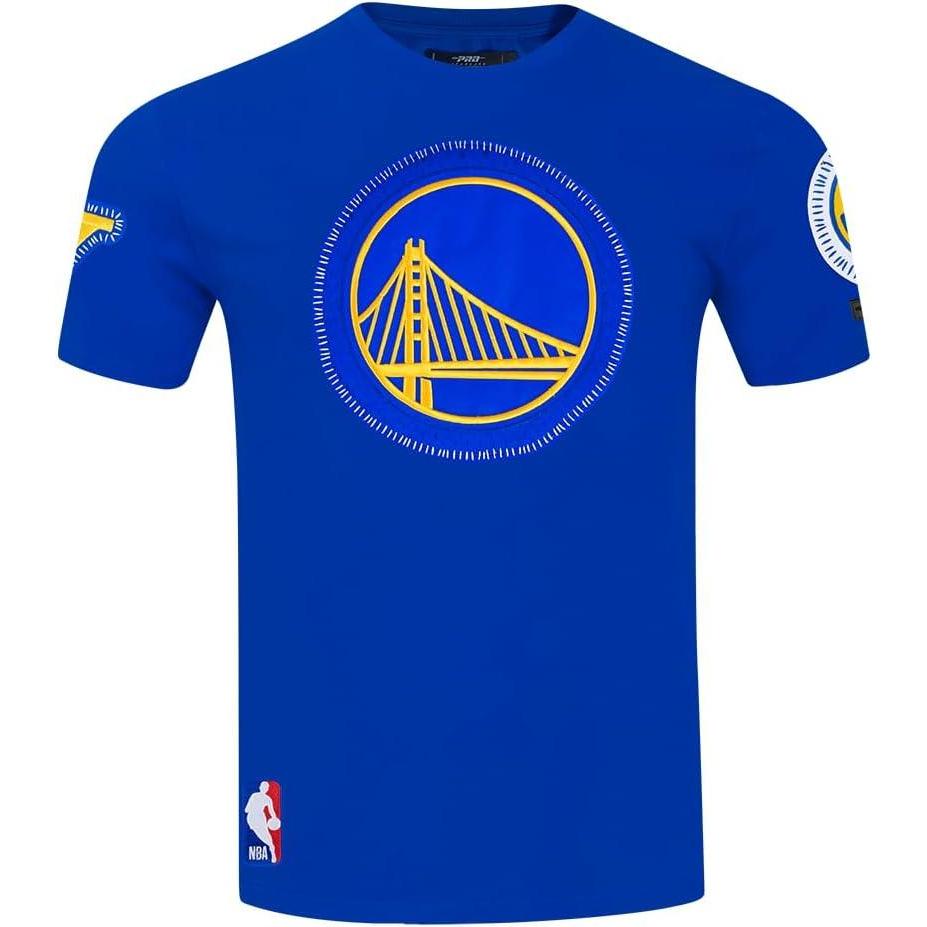imagePro Standard NBA Mens Mens NBA DIY Pick Stitch Cotton Short Sleeve TeeRoyal Blue