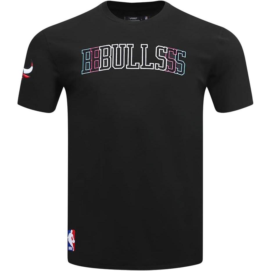 imagePro Standard NBA Mens Mens NBA Echo Logo Cotton Short Sleeve TeeBlack