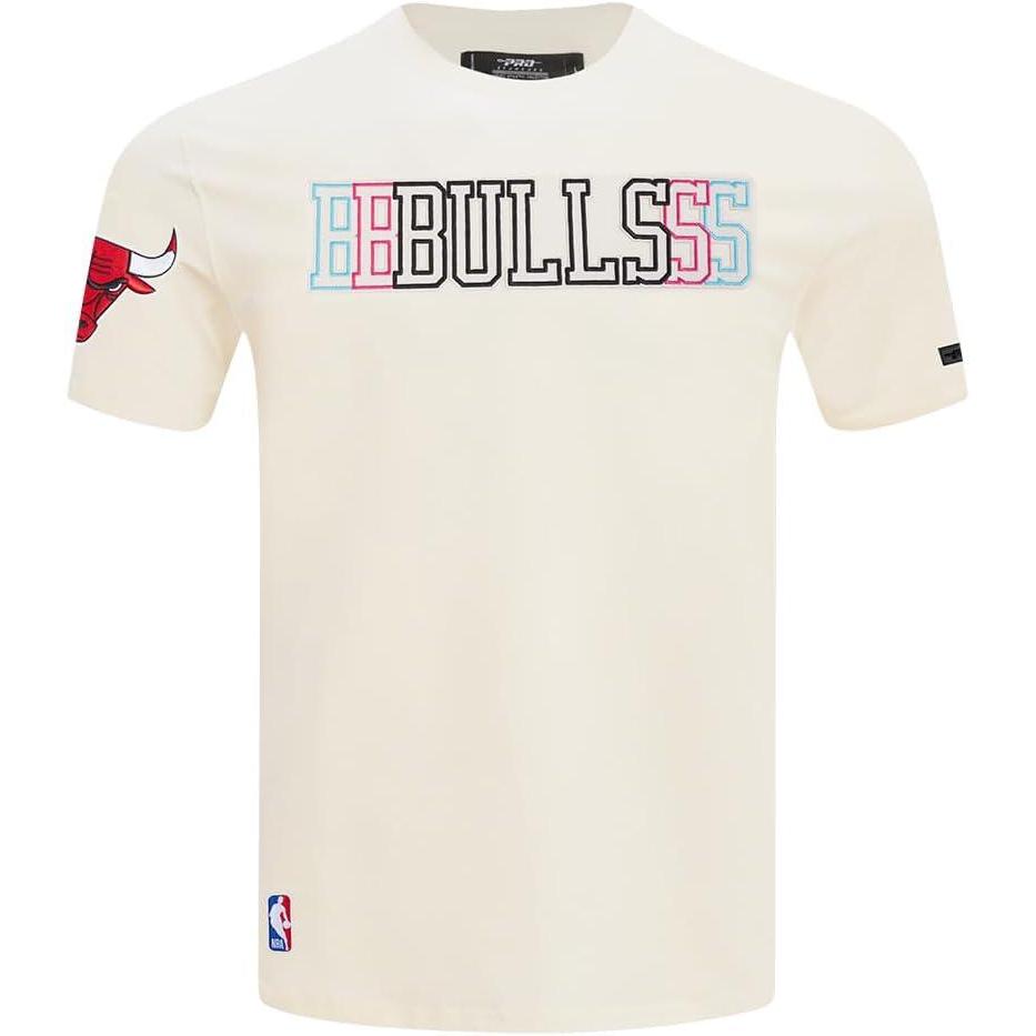 imagePro Standard NBA Mens Mens NBA Echo Logo Cotton Short Sleeve TeeEggshell