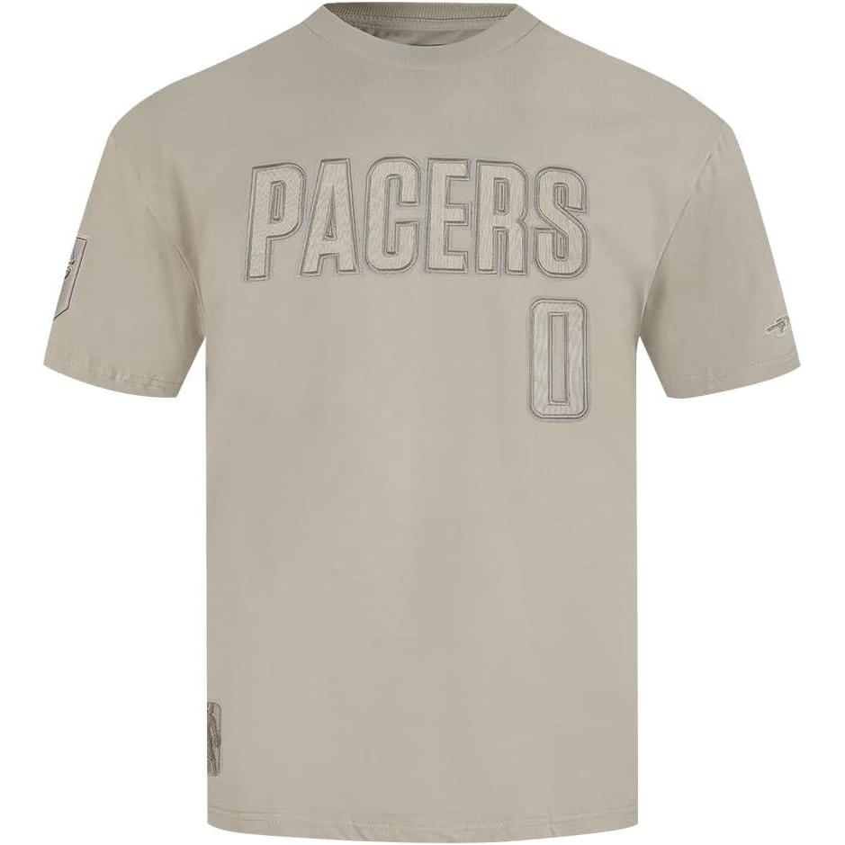 imagePro Standard NBA Mens Mens NBA Indiana Pacers Neutrals Player Cotton Short Sleeve TeeTaupe