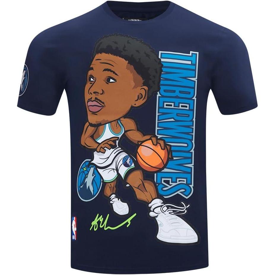 imagePro Standard NBA Mens Mens NBA Minnesota Timberwolves Remix Avatar Cotton Short Sleeve TeePrimary Team Color