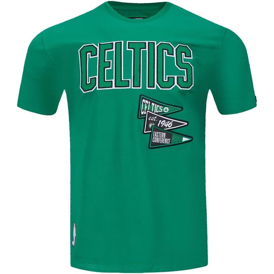 imagePro Standard NBA Mens Mens NBA Team Pennants Cotton Short Sleeve TeePrimary Team Color