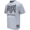 Pro Standard Mens NFL Las Vegas Raiders City Tour 2.0 Short Sleeve Tee Dark Heather Gray M