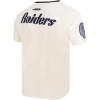 Pro Standard Mens NFL Las Vegas Raiders Retro Cascade Shor Sleeve Tee Eggshell/Black M
