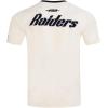 Pro Standard Mens NFL Las Vegas Raiders Retro Cascade Shor Sleeve Tee Eggshell/Black M