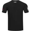 Pro Standard Mens NFL Mashup Cotton Single Short Sleeve Tee(Black)