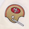 Pro Standard Mens NFL San Francisco 49ers Retro Cascade Shor Sleeve Tee Eggshell/Red M