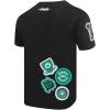 Pro Standard NBA Mens Mens NBA DIY Pick Stitch Cotton Short Sleeve Tee(Black)