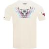 Pro Standard NBA Mens Mens NBA Echo Logo Cotton Short Sleeve Tee(Eggshell)