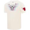 Pro Standard NBA Mens Mens NBA Echo Logo Cotton Short Sleeve Tee(Eggshell)