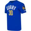 Pro Standard NBA Mens Mens NBA Golden State Warriors Classic Player Cotton Short Sleeve Tee(Royal Blue)