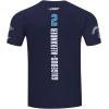 Pro Standard NBA Mens Mens NBA Oklahoma City Thunder Classic Player Sleeve Hit Cotton Short Sleeve Tee(Midnight Navy)