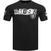Pro Standard Mens NFL Las Vegas Raiders City Ransom Short Sleeve Tee Black L