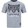 Pro Standard Mens NFL Las Vegas Raiders City Tour 2.0 Short Sleeve Tee Dark Heather Gray M