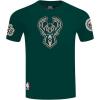 Pro Standard NBA Mens Mens NBA DIY Pick Stitch Cotton Short Sleeve Tee(Forest Green)