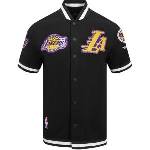 Pro Standard Mens NBA Diy Pick Stitch Button Down(Black)