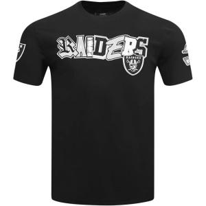 Pro Standard Mens NFL Las Vegas Raiders City Ransom Short Sleeve Tee Black L