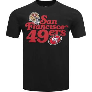 Pro Standard Mens NFL San Francisco 49ers Souvenir Short Sleeve Tee Black M